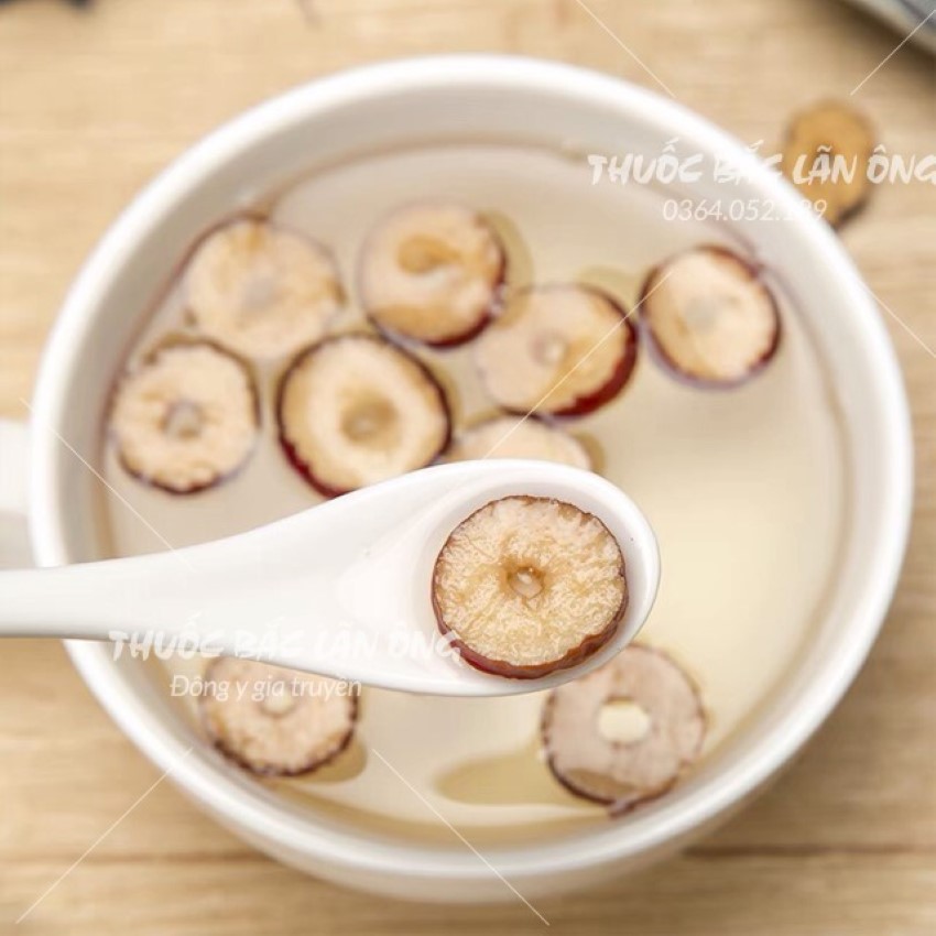 Táo đỏ thái lát 100g, táo đỏ Hàn Quốc sấy giòn, không vụn, dùng pha trà, ăn vặt, nấu chè, chưng yến