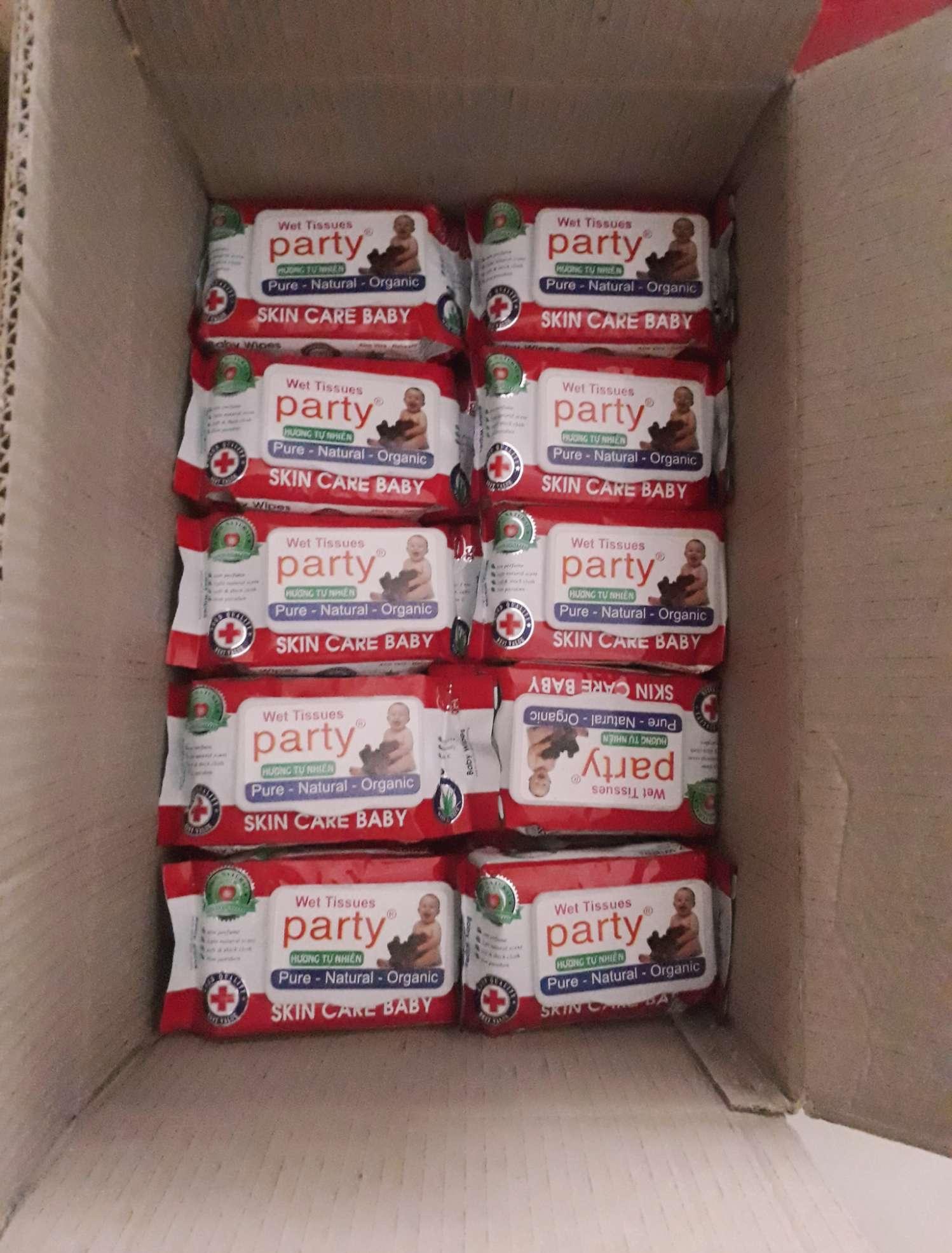 Combo 10 Khăn Ướt Baby 80g