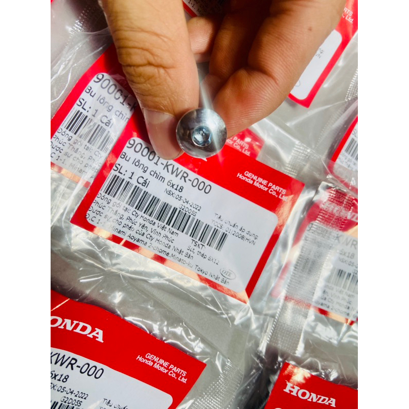 Ốc lục giác bắt nắp nhựa lốc nồi - bắt dè con - ốc bắt cuộn mâm lửa ab air blade 125 click vario 125 150