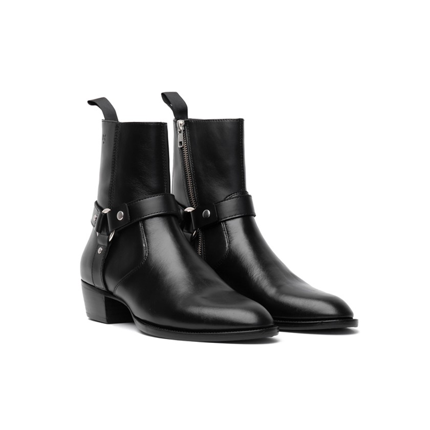 Giày boot THE WOLF the alpha wolf harness boot - Black