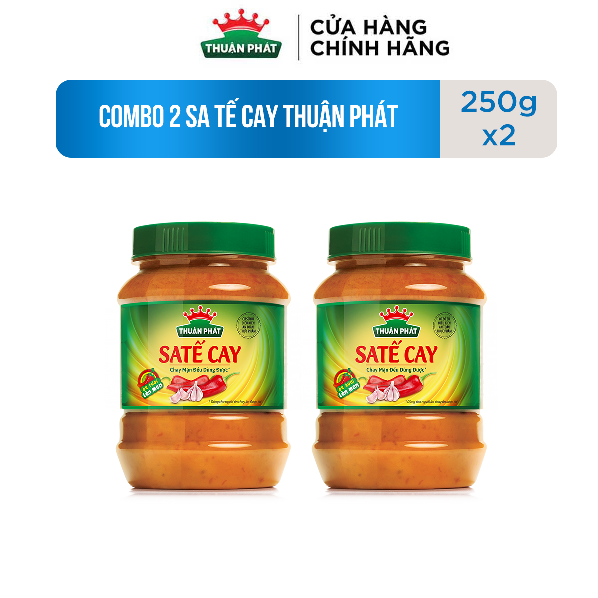 Combo of 2 Spicy Thuan Phat Satay/Delicious Shrimp 250Gx2