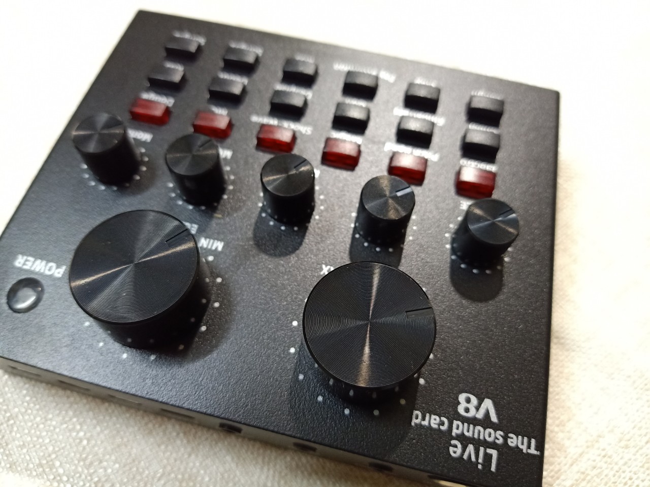 Combo Sound Card V8 Bluetooth và Mic BM900 Live Stream Thu Âm