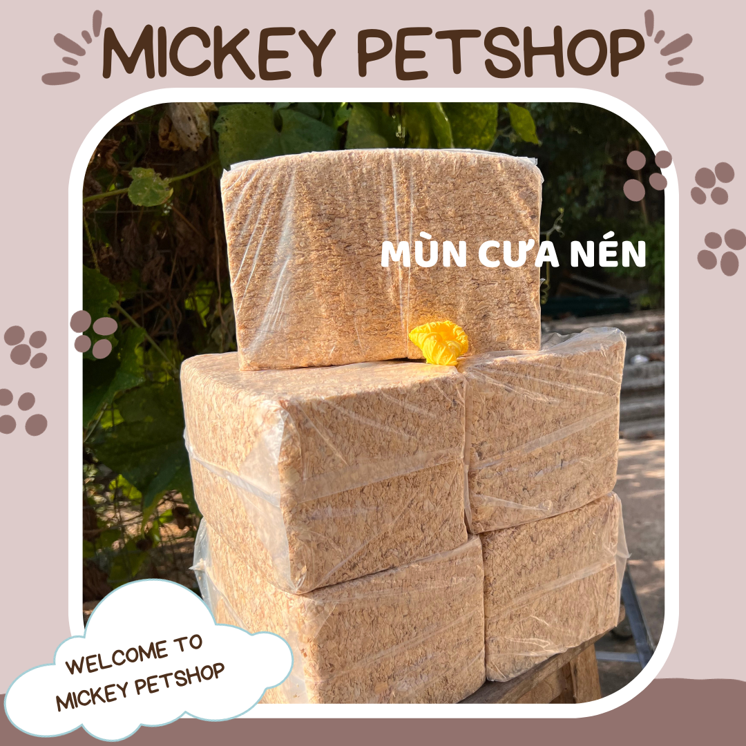 Mùn cưa nén lót chuồng Hamster