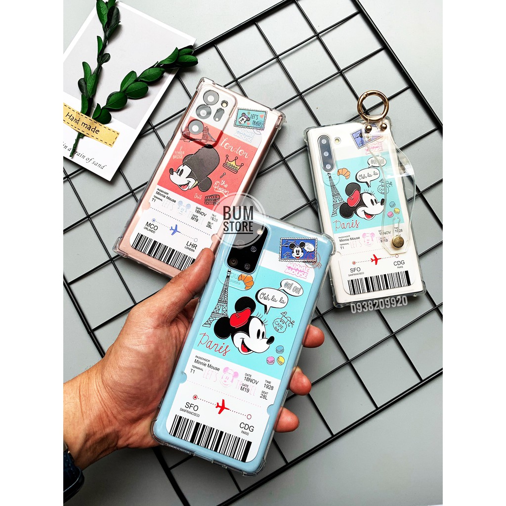Ốp Lưng Mickey Samsung Galaxy Note 20 / S20 Ultra / S20 Plus / Note 10 plus / Note 10