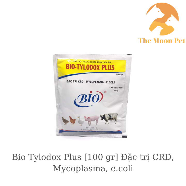 Bio Tylodox Plus [100 gr] Gà đá Đặc t.rị CRD, Mycoplasma, e.coli