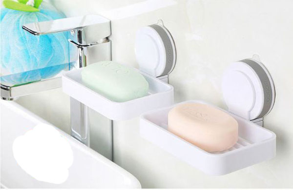Kệ đựng xà phòng hút chân không Ecoco Hàng cao cấp