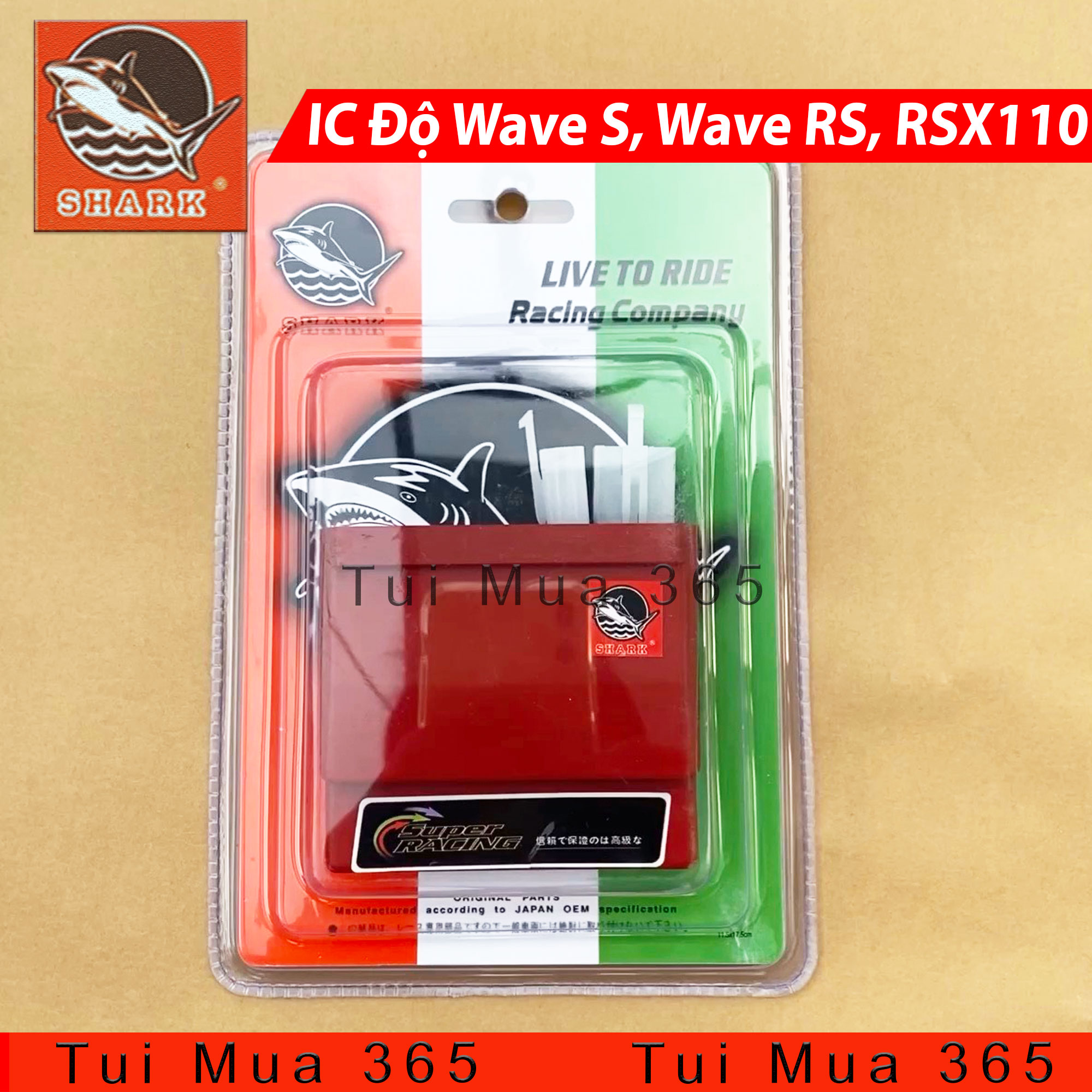 [HCM][ECU] IC Shark Mở Tua Honda Wave S110 RS110 RSX110