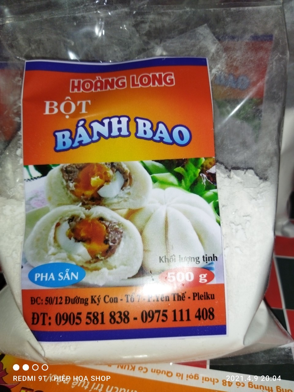 Bột làm bánh bao 500g [FREE SHIP] - [HIỆP HOA shop]