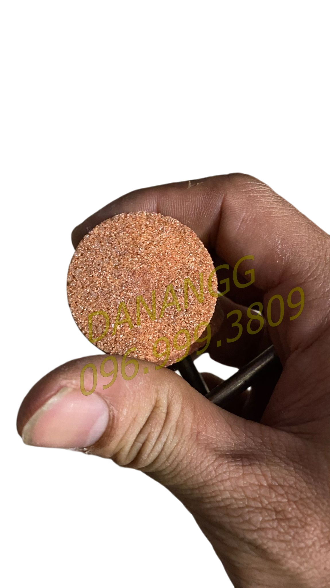 Đá mài đầu dẹp tròn trục 6mm