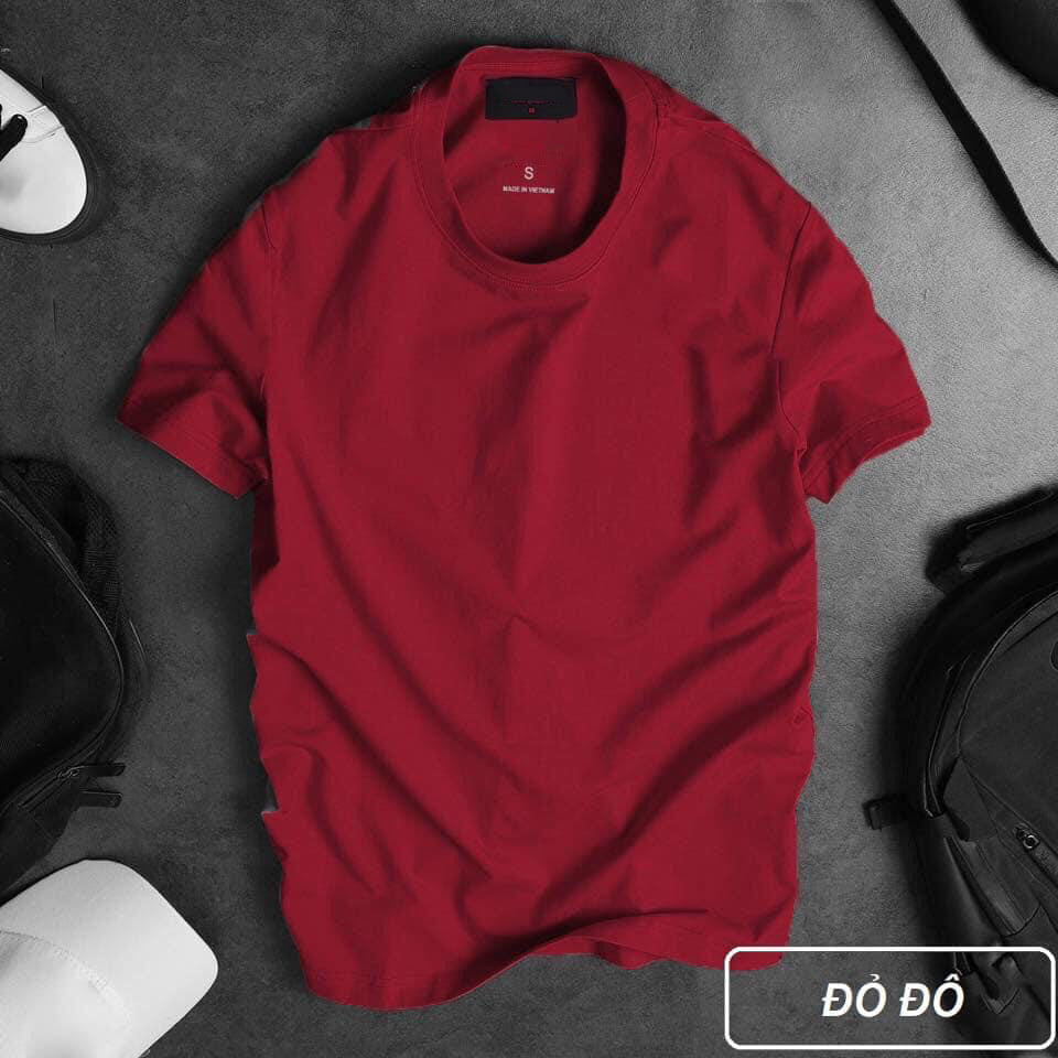 Áo Thun Trơn Xuất Hàn A02 Basic Unisex CHẤT ĐẸP , ẢNH THẬT.