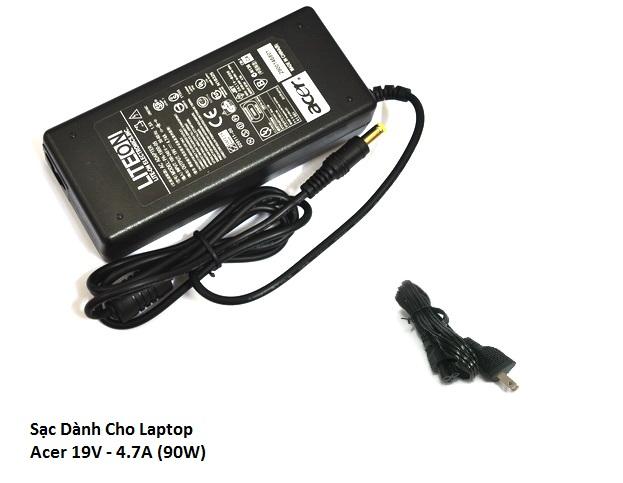 Sạc dành cho laptop acer 19v - 4.7a -tặng dây sạc laptop
