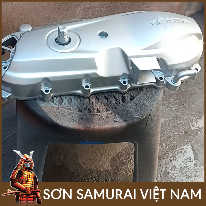 Sơn samurai màu bạc sáng - Combo màu bạc H111 sơn xịt samurai