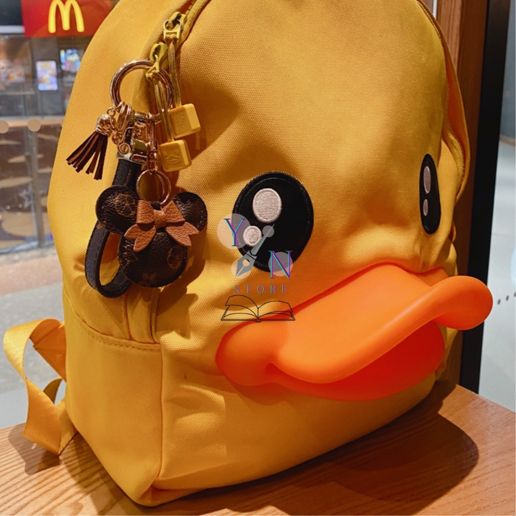 Móc Khóa Mickey Minnie Da Siêu Sang