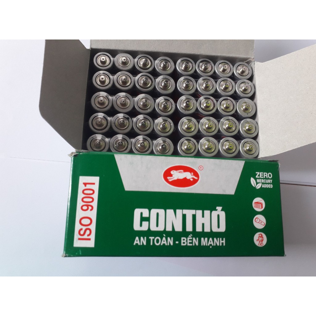 Hộp 40 Viên Pin Tiểu Con Thỏ 2A