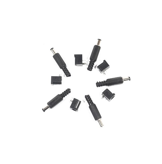 Bộ 10 Jack DC 5.5x2.1mm ( 5 Jack đực- 5 Jack cái )