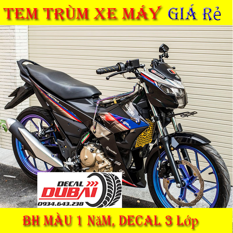 Tem trùm Satria Raider Hp4 Siêu Đẹp