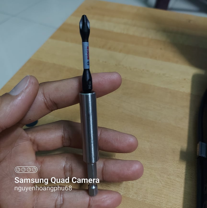 Đầu nối vít Inox 6.36mm dài 7.5mm và mũi vít PH2