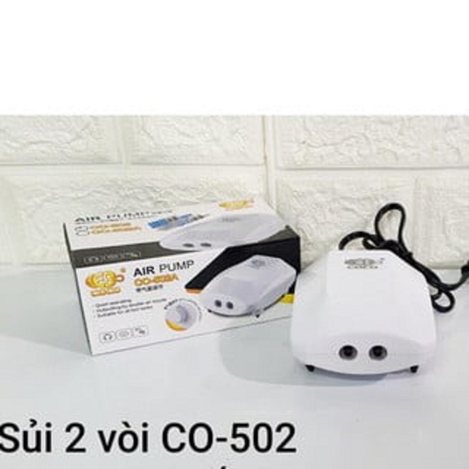 [HOÀN TIỀN 10%]Sủi oxy 2 vòi siêu êm CO-502