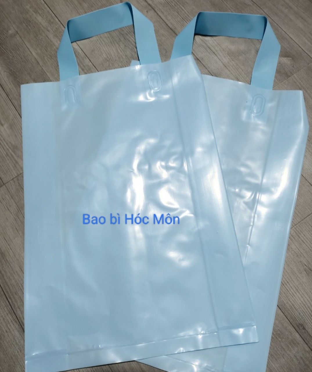 1 kg Túi quai ép PE bóng dẻo
