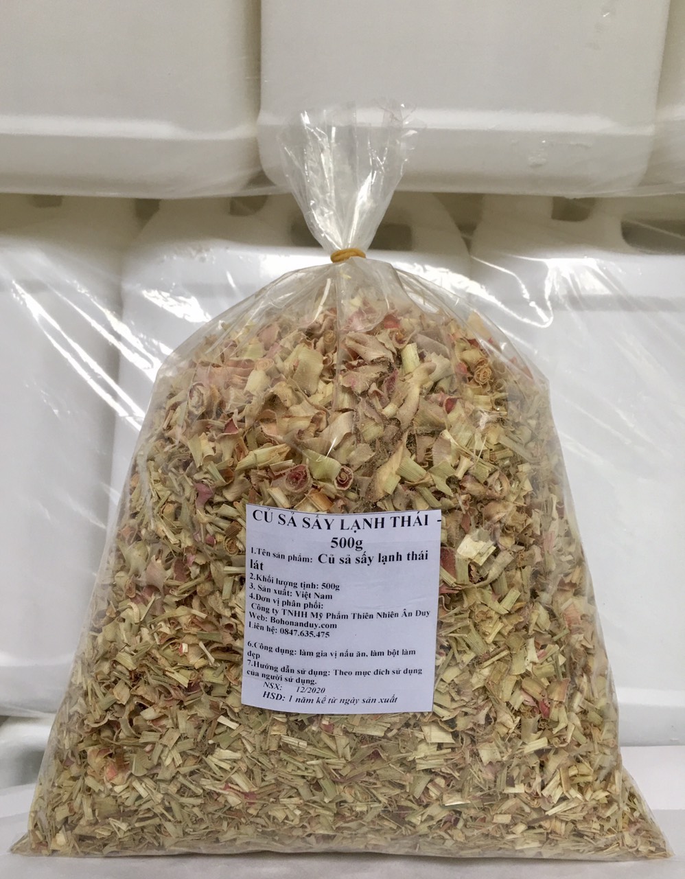 CỦ SẢ THÁI LÁT 100g