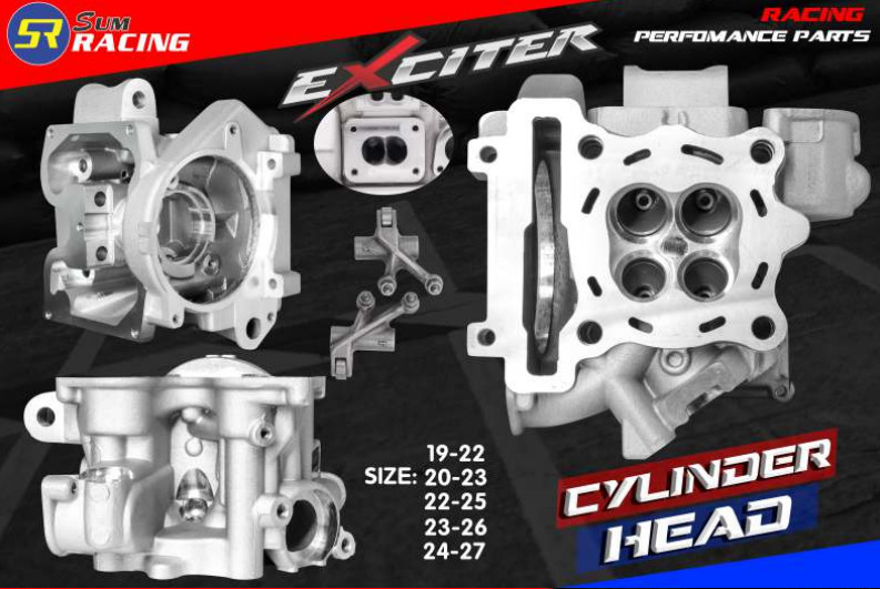 [HCM]ĐẦU BÒ EXCITER & suppap 24-27 & 20-23 & 22-25 & 19-22 & 23-26 SUM RACING