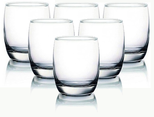 Bộ 6 Cốc Thủy Tinh Ivory Rock Ocean – B13011 – 320ml