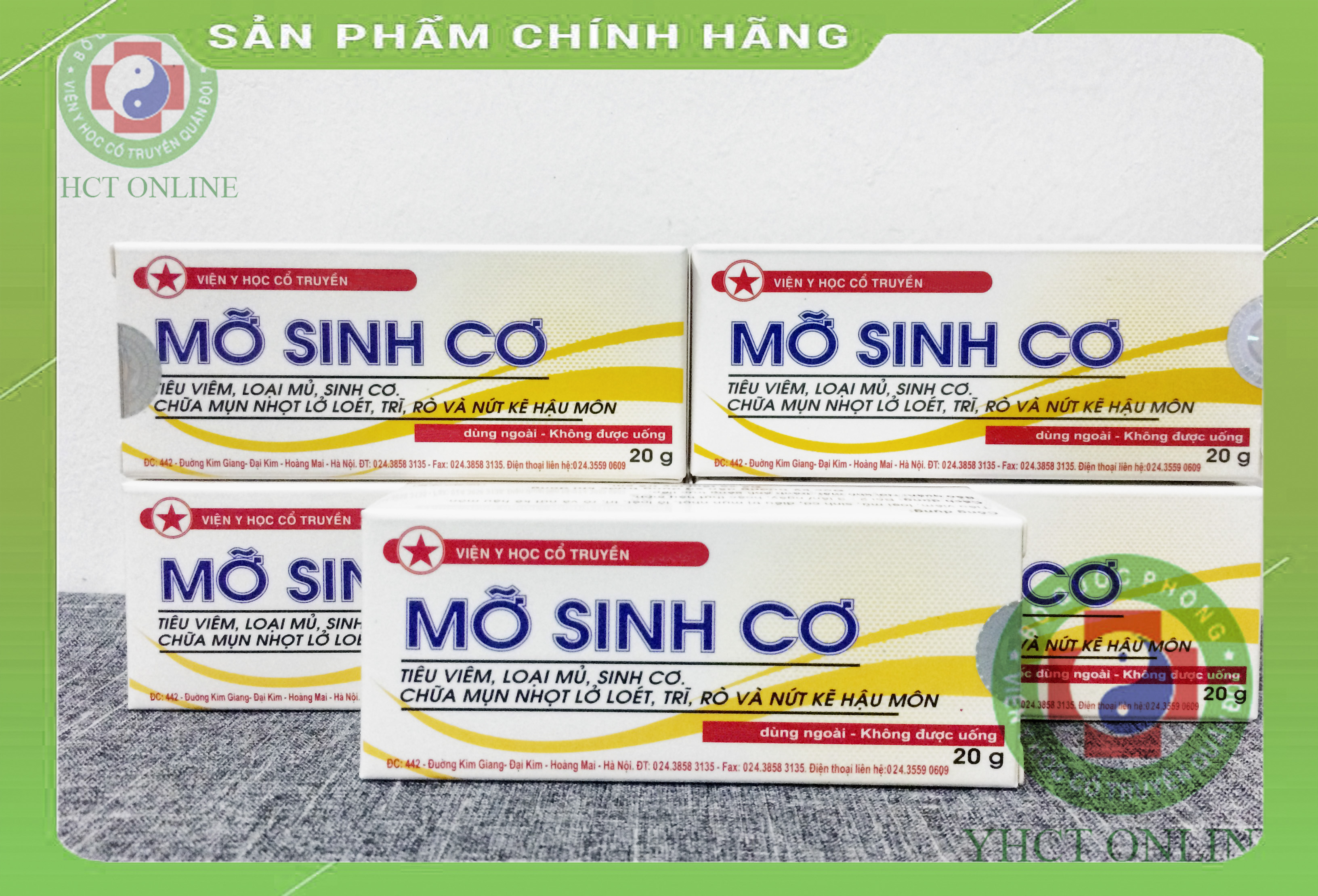 Combo 20h mỡ sinh cơ
