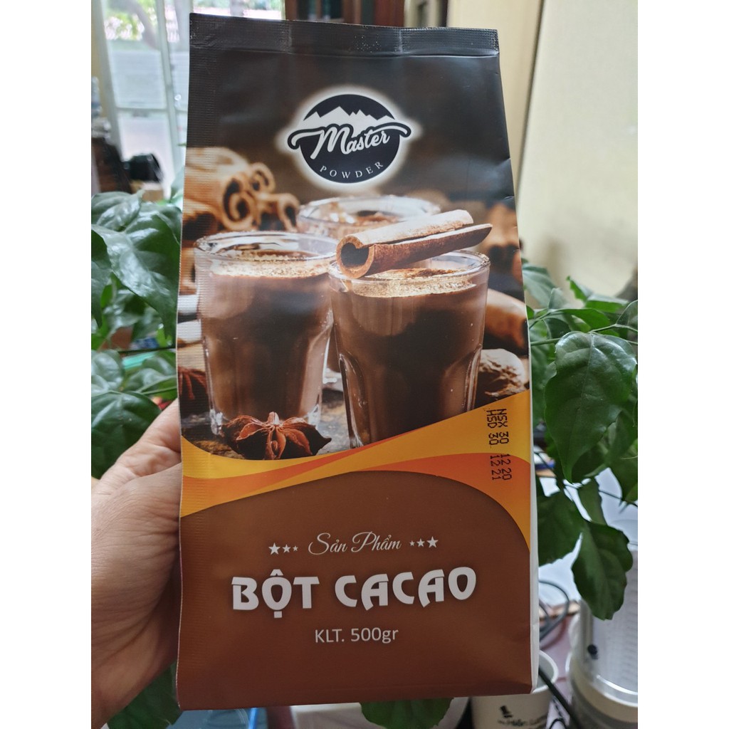 Bột ca cao (cacao) nguyên chất hãng ONE / MASTER gói 500g.