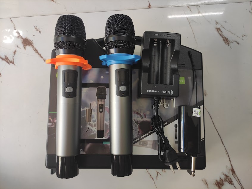 Micro karaoke không dây Kiwi A1 băng tần UHF