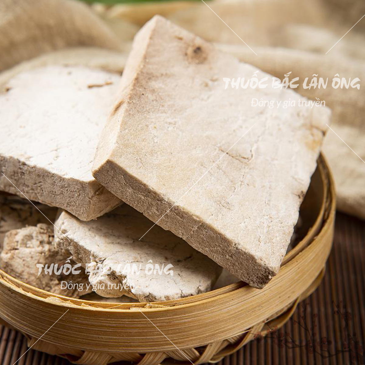 Phục thần nguyên chất 500g, hàng khô, thơm - Lãn Ông