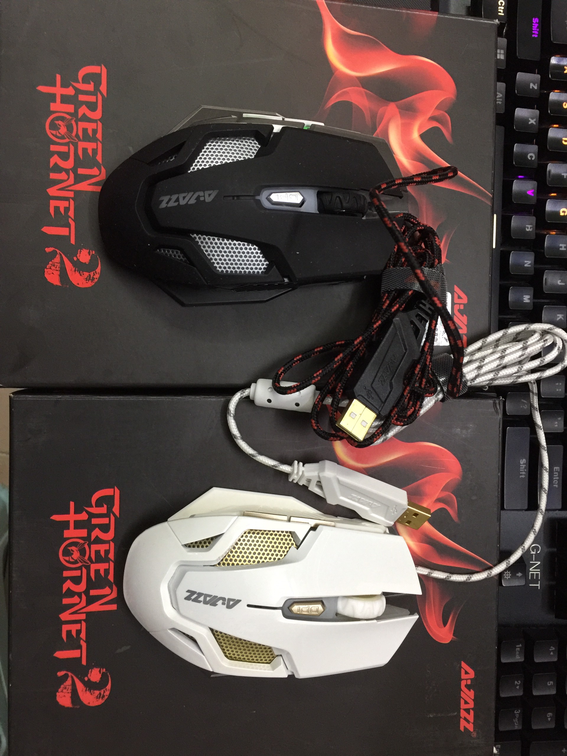 Chuột Game Thủ Gaming AJAZZ Green Hornet 2 4000DPI