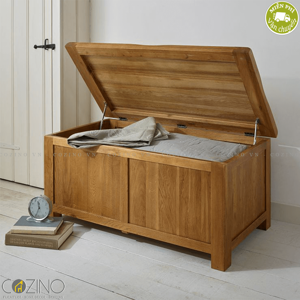 Rương Original Rustic gỗ sồi