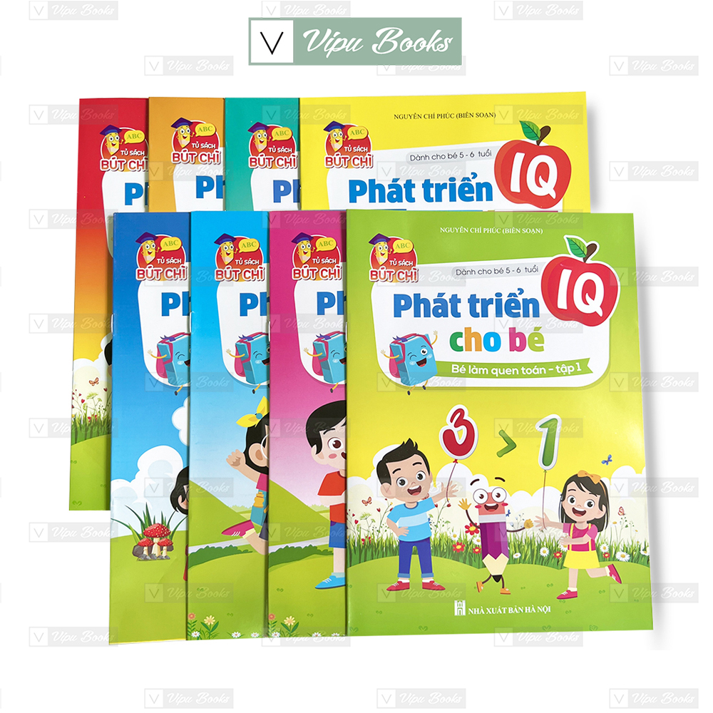 Sách - phát triển iq cho bé - dành cho trẻ 5-6 tuổi