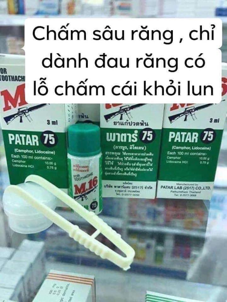 DUNG DỊCH BÔI SÂU RĂNG M16 THÁI LAN