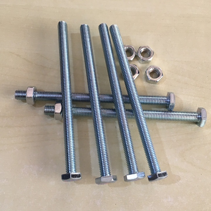 10 bộ - m10x150mm bulong lục giác - bulon 10li