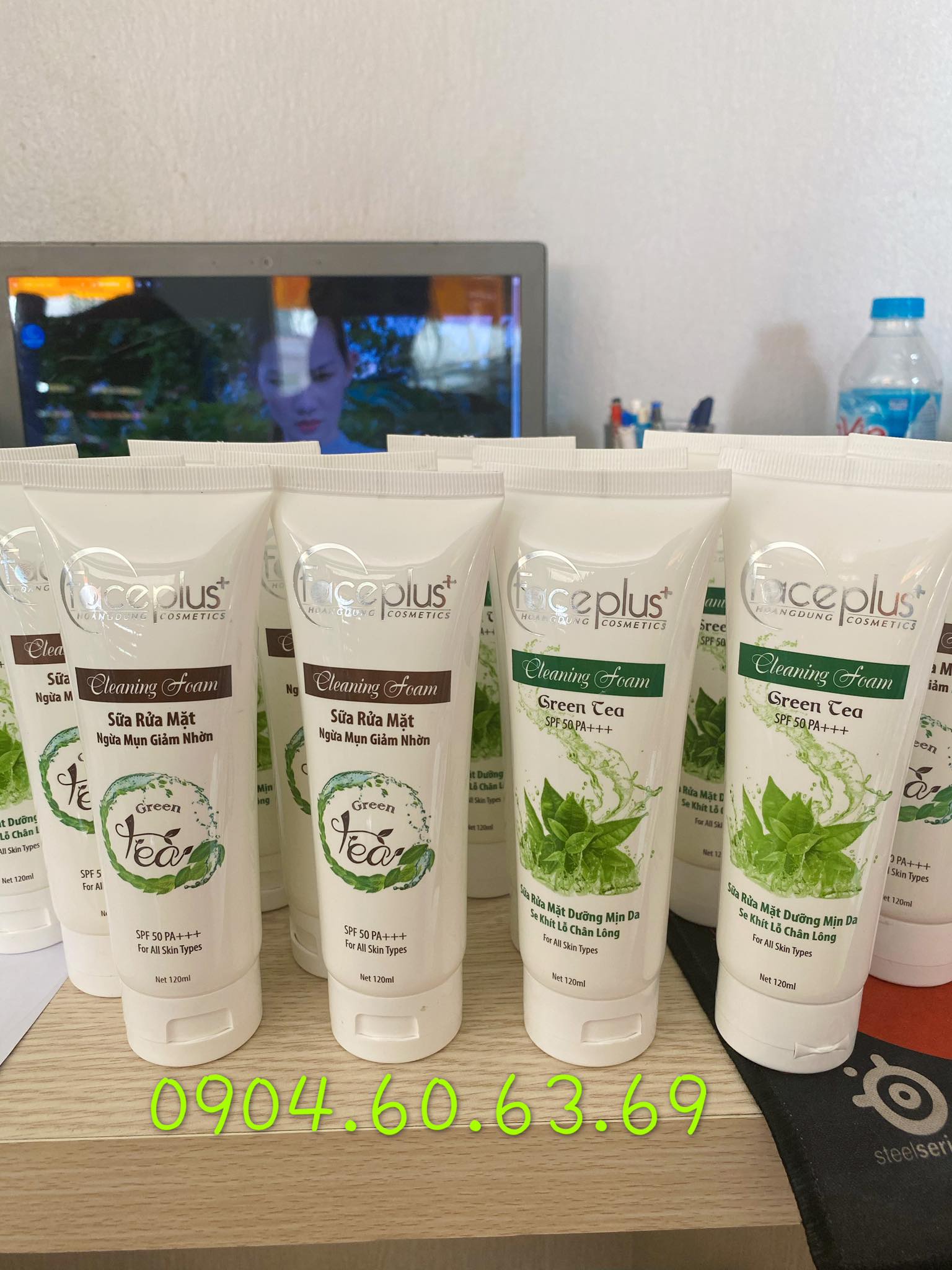 Sữa Rửa Mặt Trà Xanh Faceplus 120ml