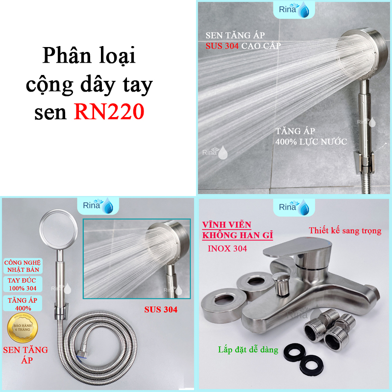 Rina 304 grade 3010 stainless steel bathroom showerhead sets high grade full stainless steel bathroom showerhead & faucet sus 304