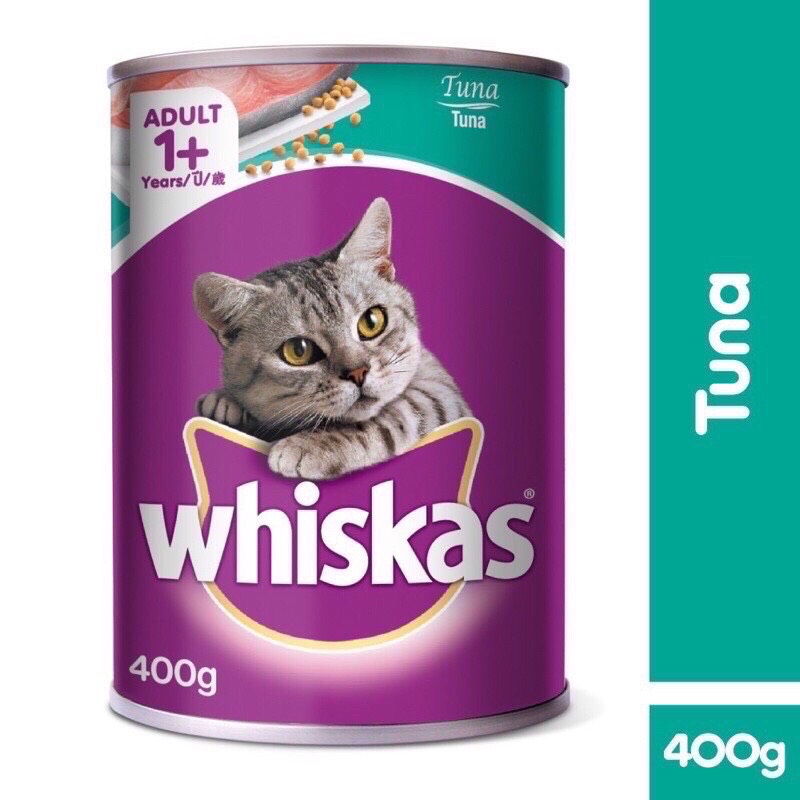 [Siêu Sale] Pate Whiskas Lon 400G cho Mèo Lớn Đủ Vị