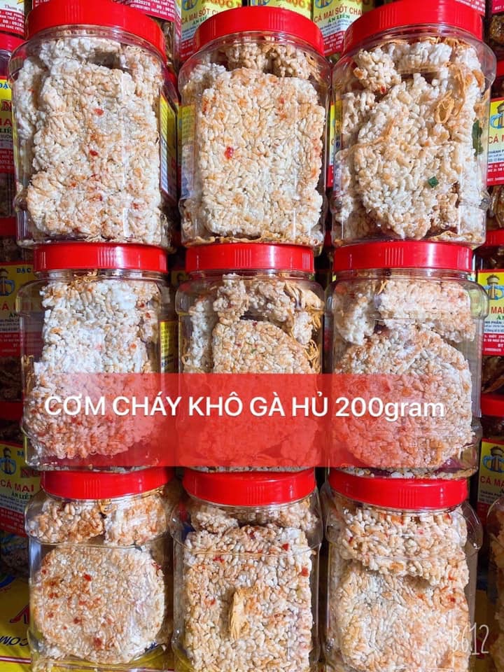[FREESHIP MAX] Cơm Cháy Khô Gà ( ăn liền ) là món ăn ngon của Shop. HSD 6 tháng; 1 hộp 250 gram