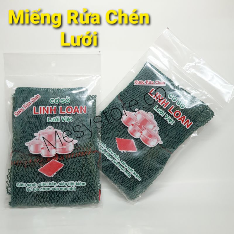 Cước Lưới Rửa Chén Bát Bằng Vải Handmade