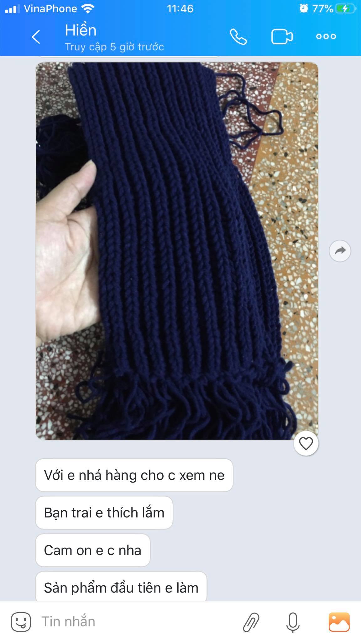 Combo len và dụng cụ móc khăn