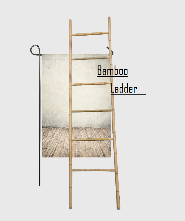 COMBO 5 THANG TRE DECOR 45CM*150CM  - BAMBOO LADDER