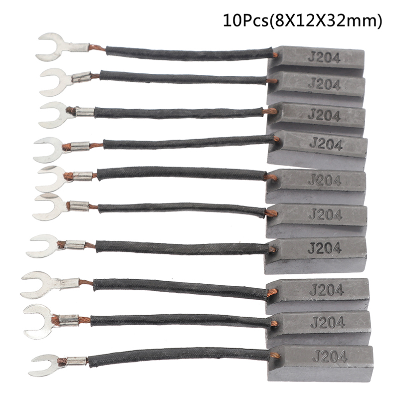 Bo 10 chiếc Phụ tùng máy phát điện động cơ điện J204 chổi than
