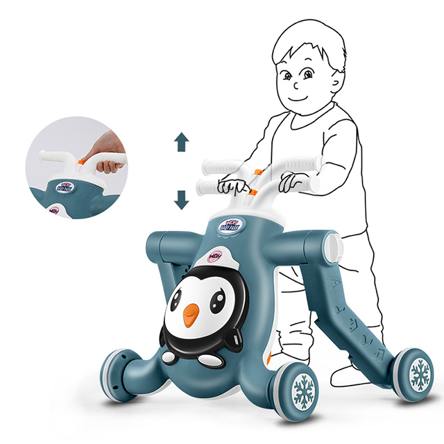 Xe tập đi đa năng 3 trong 1 (xe tập đi , chòi chân, Scooter)