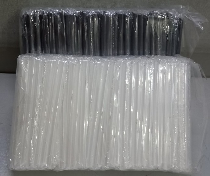 1KG ỐNG HÚT TRÀ SỮA - PHI 12 CÓ MÀNG BỌC - ( ống hút nhựa trong cao cấp ép nilong từng cái an toàn)