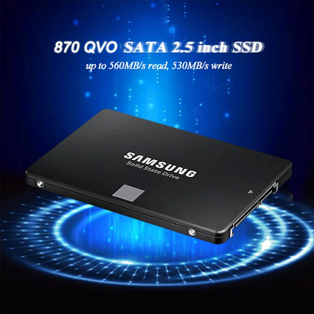 Samsung SSD 870 QVO Solid State Drive 128GB/256GB/512GB 2.5-inch Internal Solid State Drive