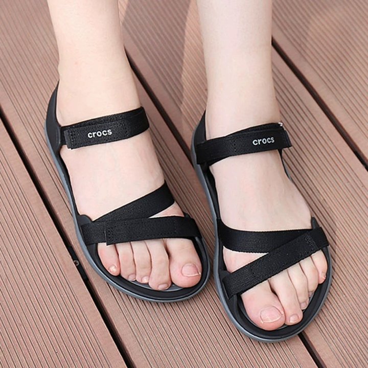 DÉP SANDAL CROCS WEBBING CHO NỮ