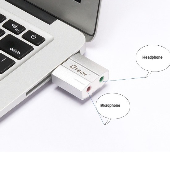 USB âm thanh - USB sound Dtech DT-6006-JL