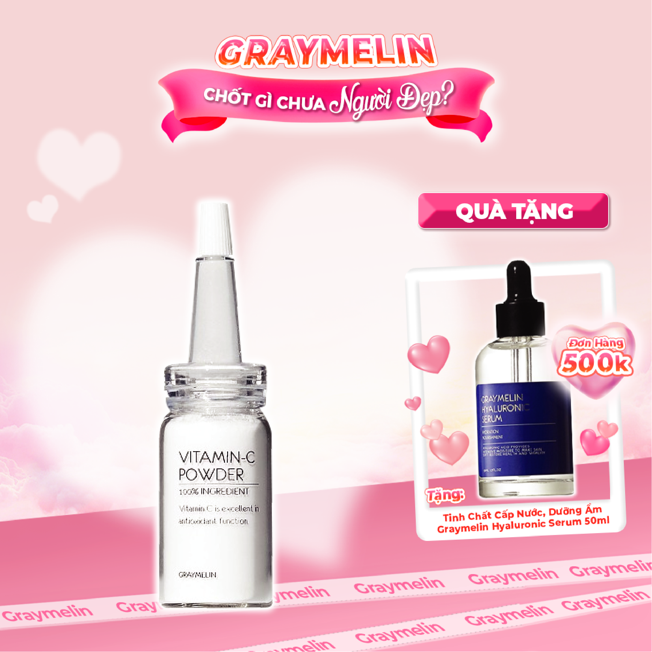 Bột Vitamin C Graymelin Vitamin C Powder 12g
