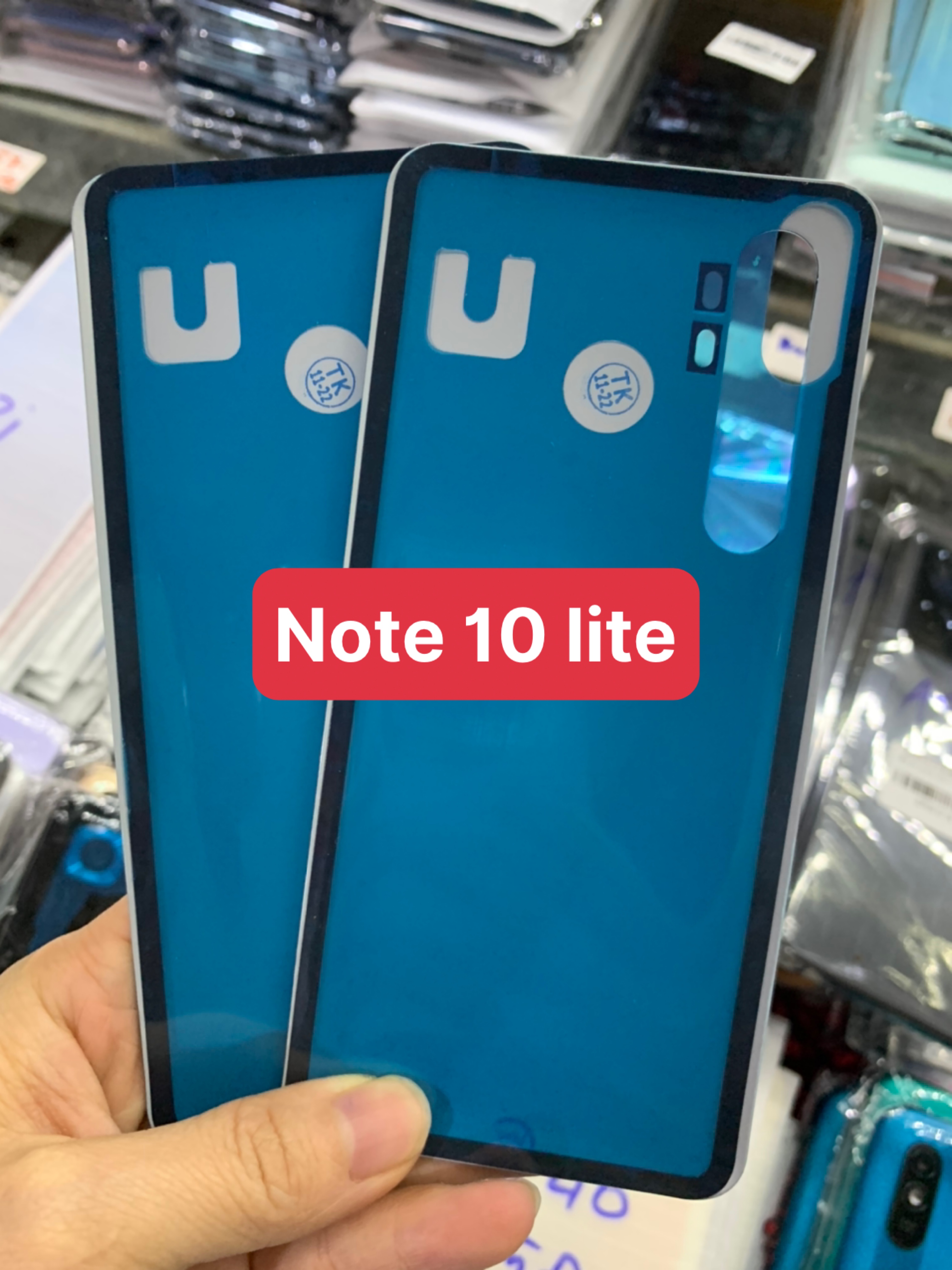 kính lưng(nắp lưng sau) ZIN MỚI ĐIỆN THOẠI  xiaomi note 10 lite